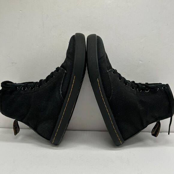 Dr. Martens Ankle Boots Size 5 L Air Wair Sheridan Black Matte Softwair Footbed - Picture 6 of 13